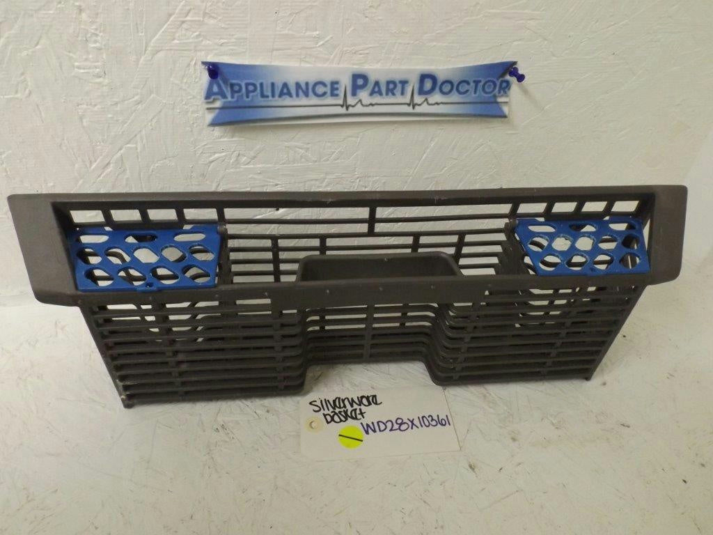 GENERAL ELECTRIC DISHWASHER WD28X10361 UTENSIL TRAY USED GENERAL ELECTRIC DISHWASHER WD28X10361 UTENSIL TRAY USED